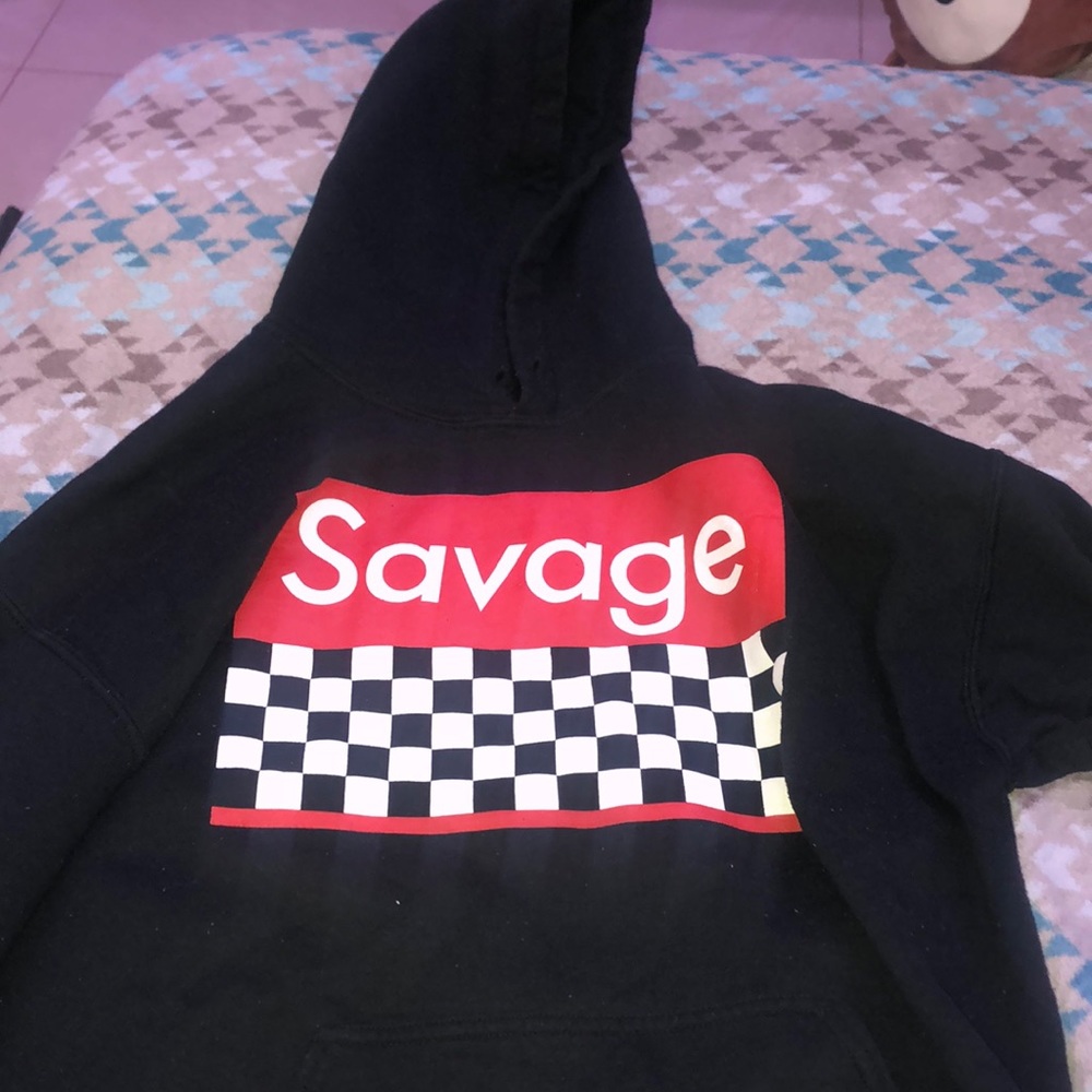 black savage hoodie